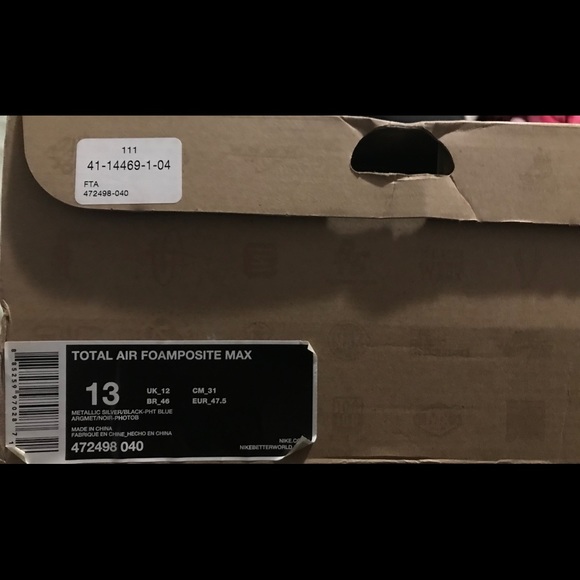 Total Air Foamposite Max - Picture 3 of 3